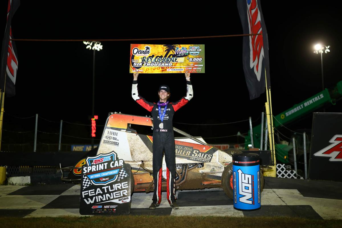 Winter of Oz! Osborne is a First Time USAC Sprint Winner at Ocala